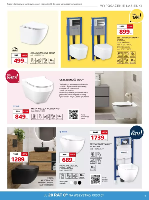 Komfort - gazetka promocyjna Gazetka od środy 13.08 do wtorku 16.09 - strona 11