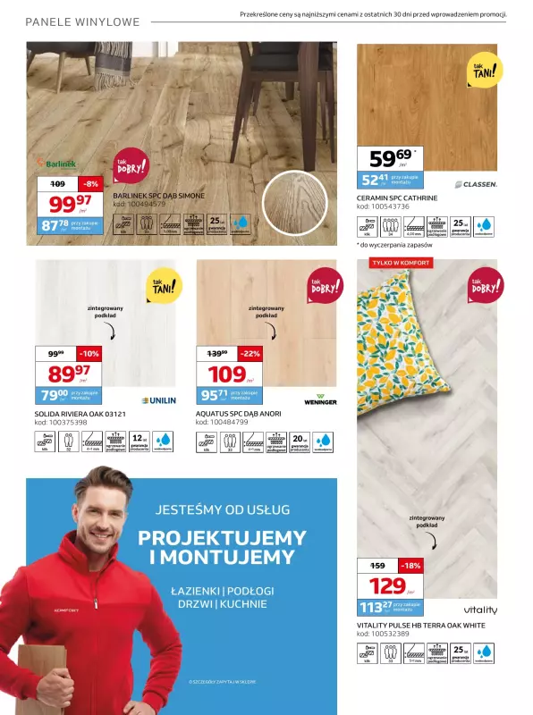 Komfort - gazetka promocyjna Gazetka od środy 13.08 do wtorku 16.09 - strona 16