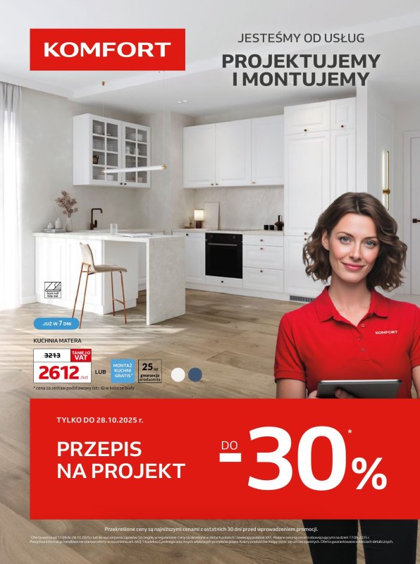 Komfort - gazetka promocyjna Gazetka od środy 17.09 do wtorku 28.10