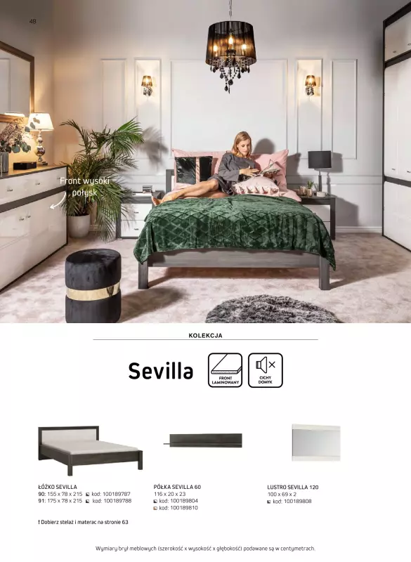 Komfort - gazetka promocyjna Katalog meble i oświetlenie od piątku 26.09 do środy 31.12 - strona 48