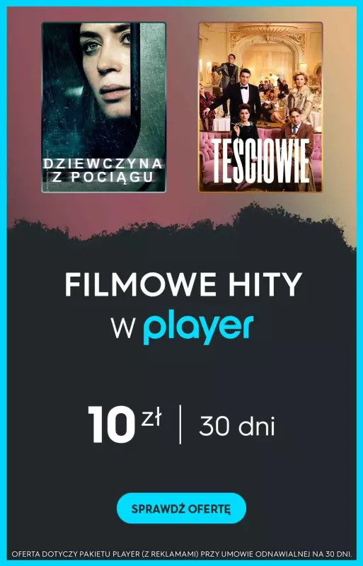 Player - gazetka promocyjna Oglądaj filmowe hity w Playerze od środy 13.12 do niedzieli 31.12