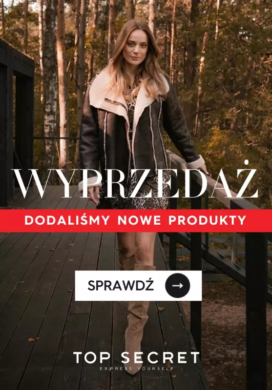 Top Secret - gazetka promocyjna WYPRZEDAŻ - nowe produkty! od poniedziałku 11.03 do niedzieli 17.03