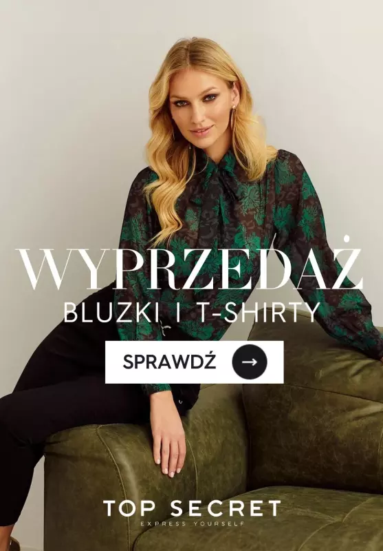 Top Secret - gazetka promocyjna Mid Season SALE - Bluzki i t-shirty od 39,99 zł od soboty 23.03 do piątku 29.03