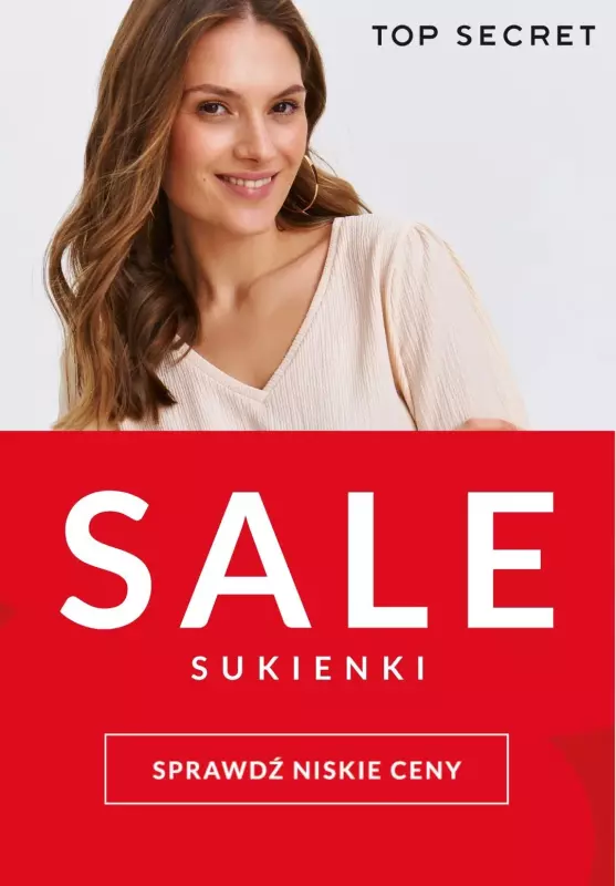 Top Secret - gazetka promocyjna SALE - Sukienki od 59,99 od wtorku 11.06 do poniedziałku 17.06