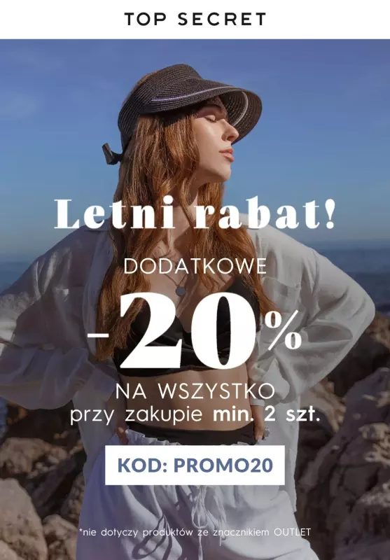 Top Secret - gazetka promocyjna Dodatkowe -20% przy zakupie min. 2 szt. od środy 12.06 