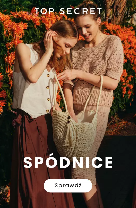 Top Secret - gazetka promocyjna Spódnice od 29,99 zł od poniedziałku 26.05 do niedzieli 01.06