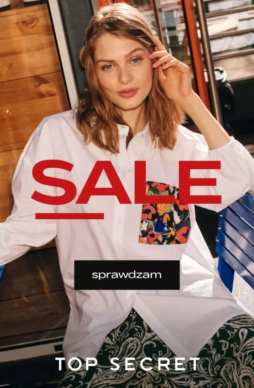Top Secret - gazetka promocyjna SALE - nowe produkty, niższe ceny!  