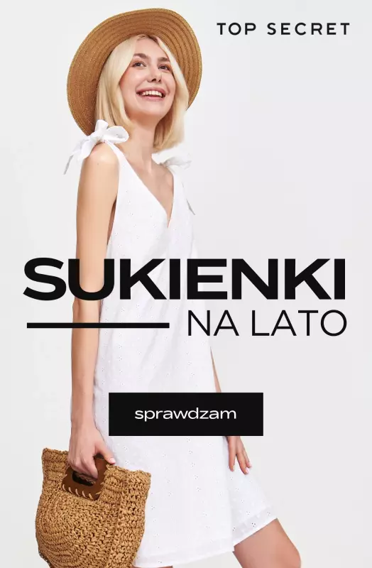 Top Secret - gazetka promocyjna Letnie sukienki od 49,99 PLN od czwartku 24.07 do środy 30.07