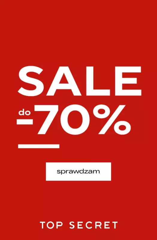 Top Secret - gazetka promocyjna SALE do -70%  