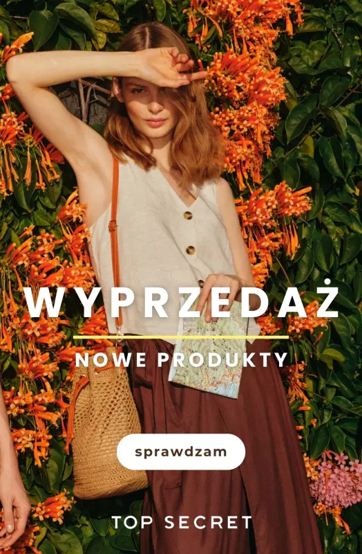Top Secret - gazetka promocyjna Nowości w wyprzedaży! od poniedziałku 25.08 do wtorku 02.09