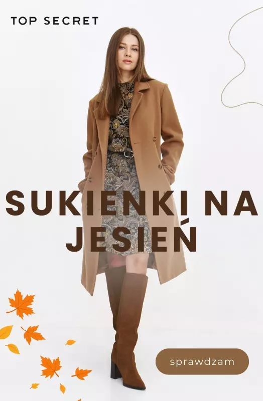 Top Secret - gazetka promocyjna Sukienki na jesień  