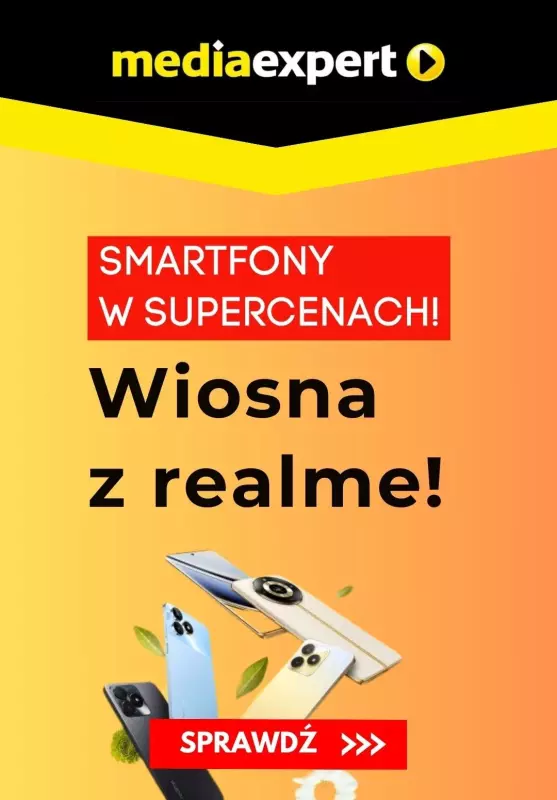 Media Expert - gazetka promocyjna Smartfony REALME w supercenach!  