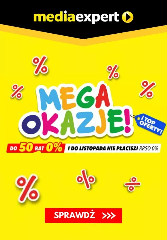 Media Expert - gazetka promocyjna MEGA OKAZJE! od piątku 02.08 do czwartku 05.09