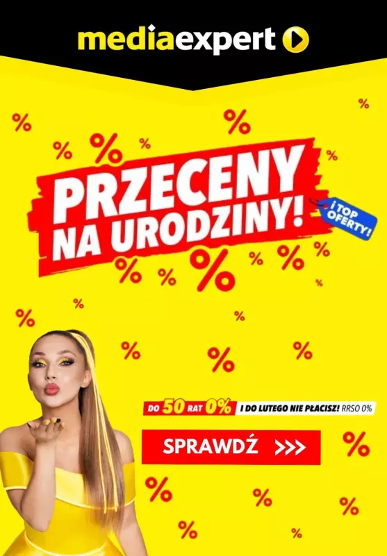 Media Expert - gazetka promocyjna Przeceny na urodziny!  