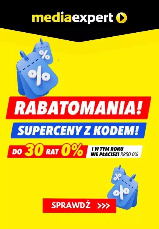 Media Expert - gazetka promocyjna Rabatomania! od wtorku 24.09 do poniedziałku 30.09