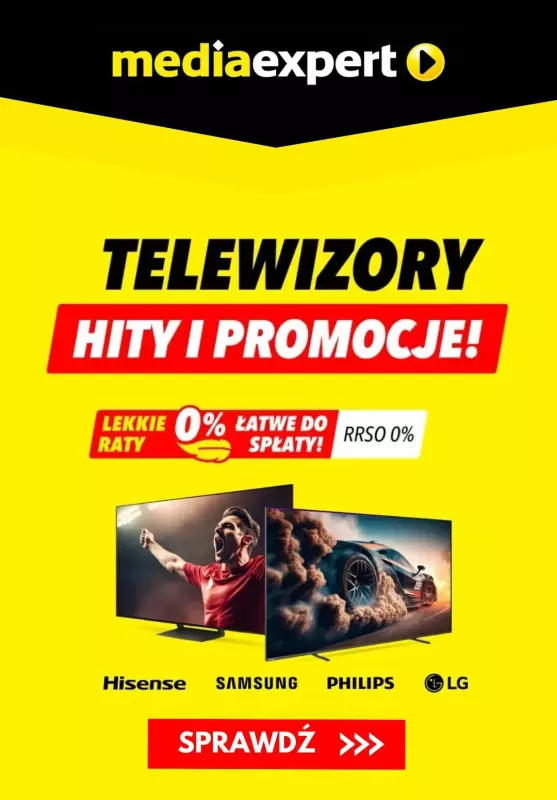 Media Expert - gazetka promocyjna Hity i promocje na telewizory! od piątku 11.10 