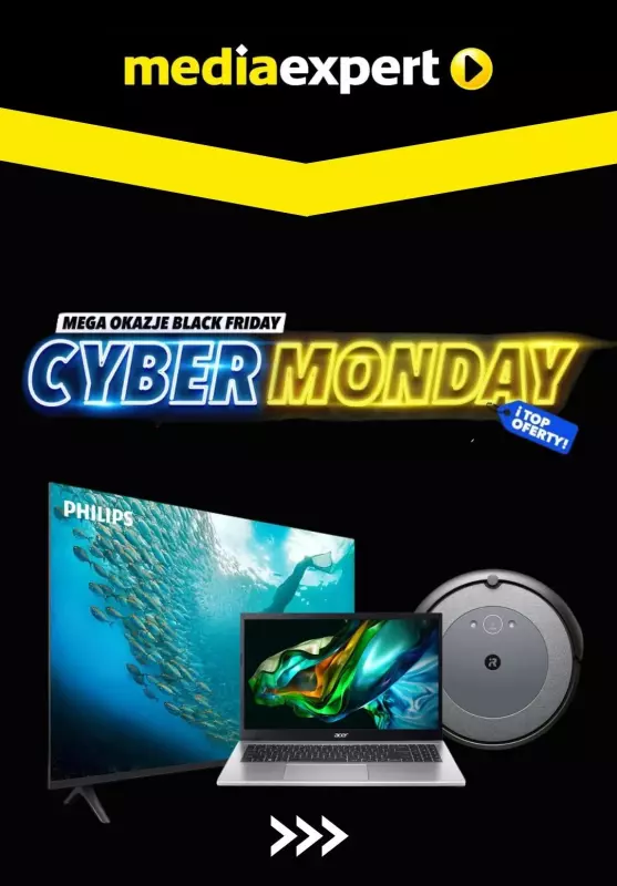 Media Expert - gazetka promocyjna Cyber Monday od poniedziałku 02.12 do wtorku 03.12