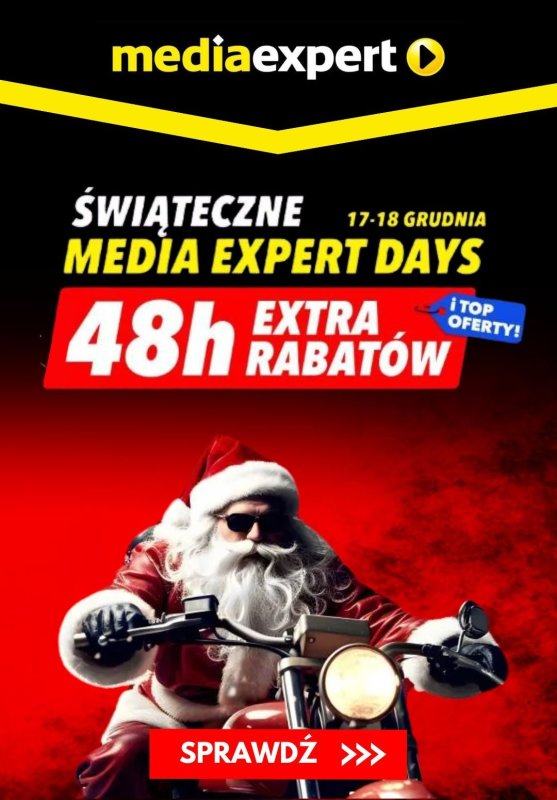 Media Expert - gazetka promocyjna 48h extra rabatów! od wtorku 17.12 do środy 18.12