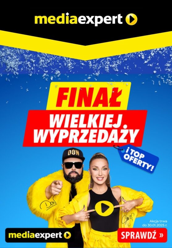 Media Expert - gazetka promocyjna Finał wielkiej wyprzedaży! od piątku 17.01 do czwartku 30.01