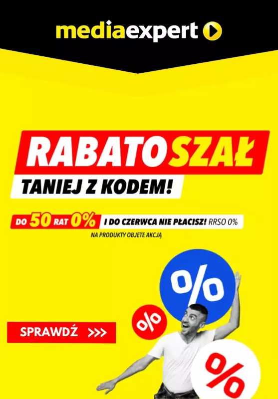 Media Expert - gazetka promocyjna Rabatoszał - taniej z kodem! od wtorku 04.02 do środy 12.02