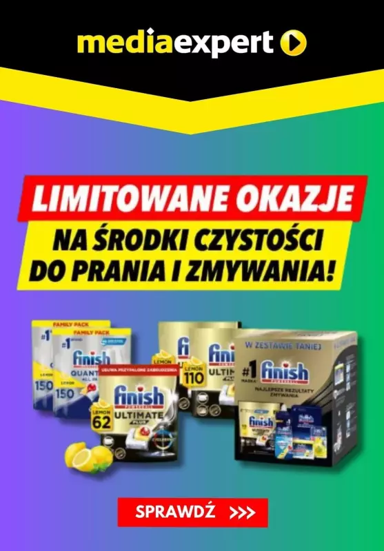 Media Expert - gazetka promocyjna Limitowane okazje na środki czystości od piątku 07.02 do soboty 08.02