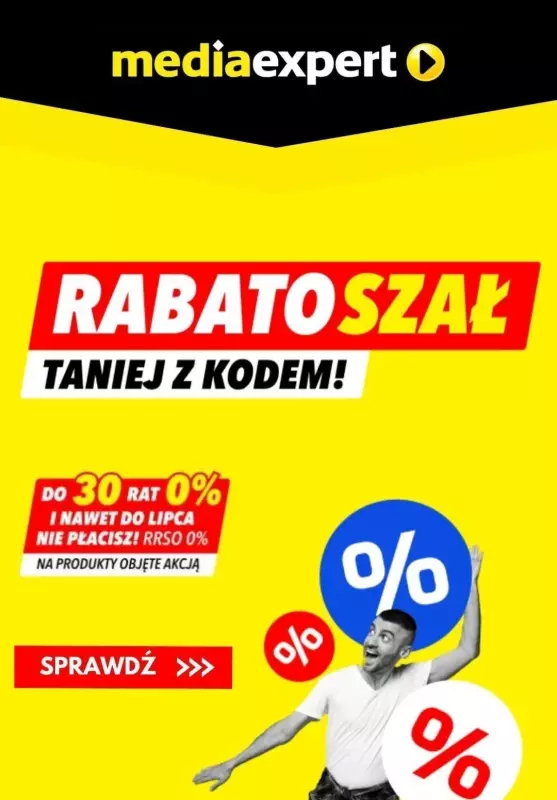 Media Expert - gazetka promocyjna Rabatoszał - taniej z kodem! od wtorku 04.03 