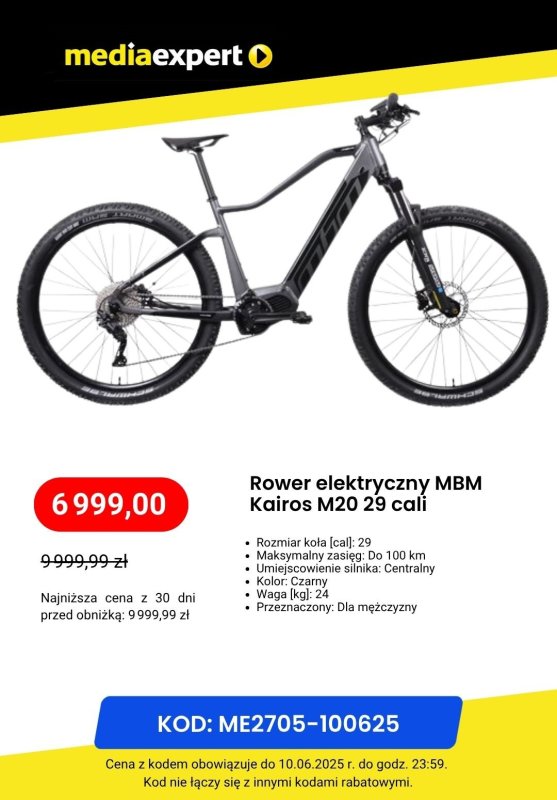 Media Expert - gazetka promocyjna Do -50% na rowery od czwartku 29.05  - strona 7