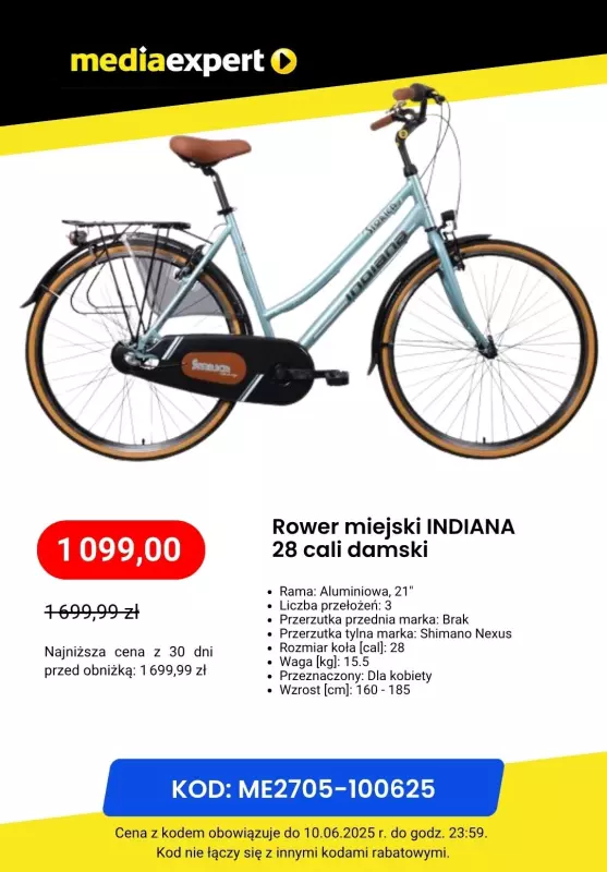 Media Expert - gazetka promocyjna Do -50% na rowery od czwartku 29.05  - strona 5