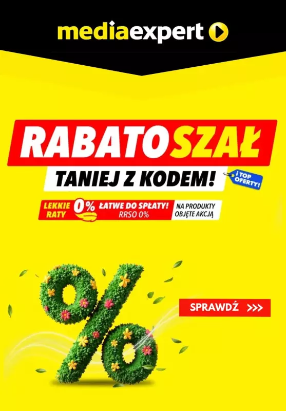 Media Expert - gazetka promocyjna Rabatoszał - taniej z kodem!  