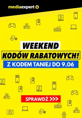 Media Expert - gazetka promocyjna Weekend kodów rabatowych! od piątku 06.06 do poniedziałku 09.06
