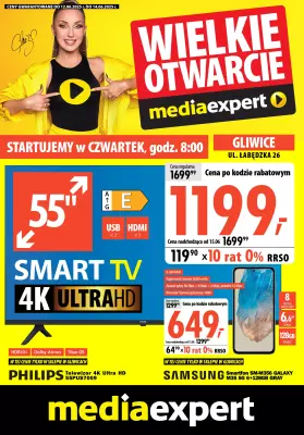 Media Expert - gazetka promocyjna Gliwice: WIELKIE OTWARCIE już w czwartek: 12.06! od czwartku 12.06 do soboty 14.06