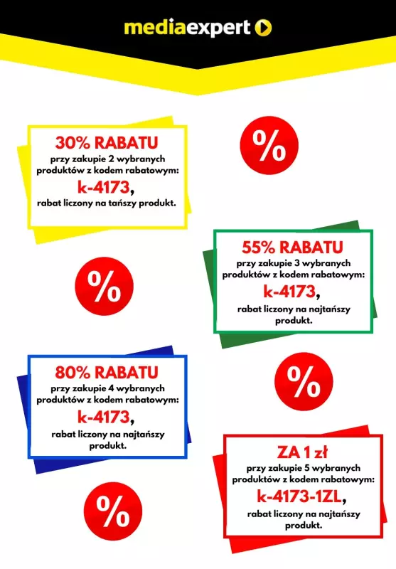 Media Expert - gazetka promocyjna Multirabaty! 1 zł za piąty produkt z kodem!   - strona 3