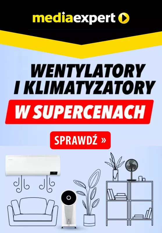 Media Expert - gazetka promocyjna Wentylatory i klimatyzatory w supercenach! od poniedziałku 16.06 