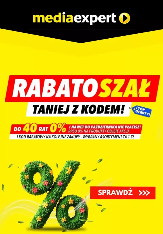 Media Expert - gazetka promocyjna Rabatoszał - taniej z kodem! od środy 18.06 