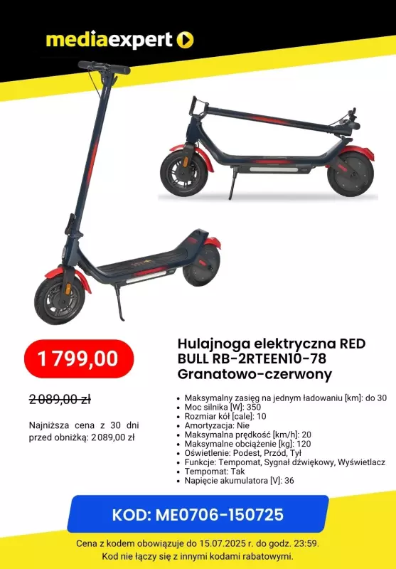 Media Expert - gazetka promocyjna Rabatoszał - taniej z kodem! od środy 18.06  - strona 7