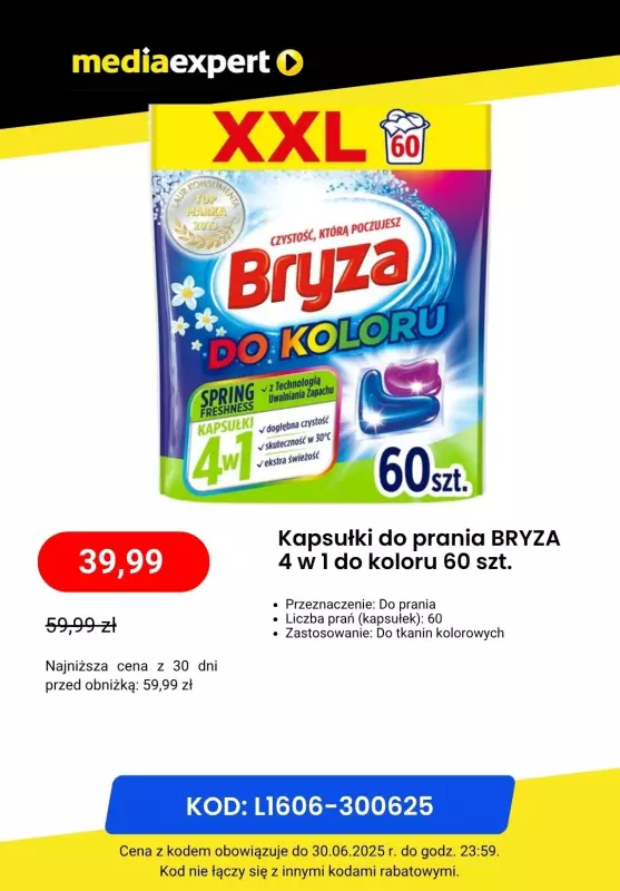 Media Expert - gazetka promocyjna Środki czystości taniej z kodem od poniedziałku 23.06 do poniedziałku 30.06 - strona 10