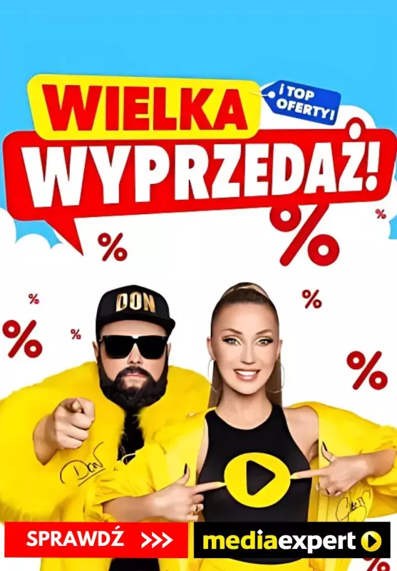 Media Expert - gazetka promocyjna Wielka wyprzedaż! od piątku 27.06 do czwartku 31.07