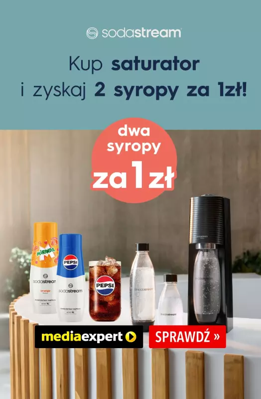 Media Expert - gazetka promocyjna SodaStream – atrakcyjne oferty w Media Expert   - strona 3