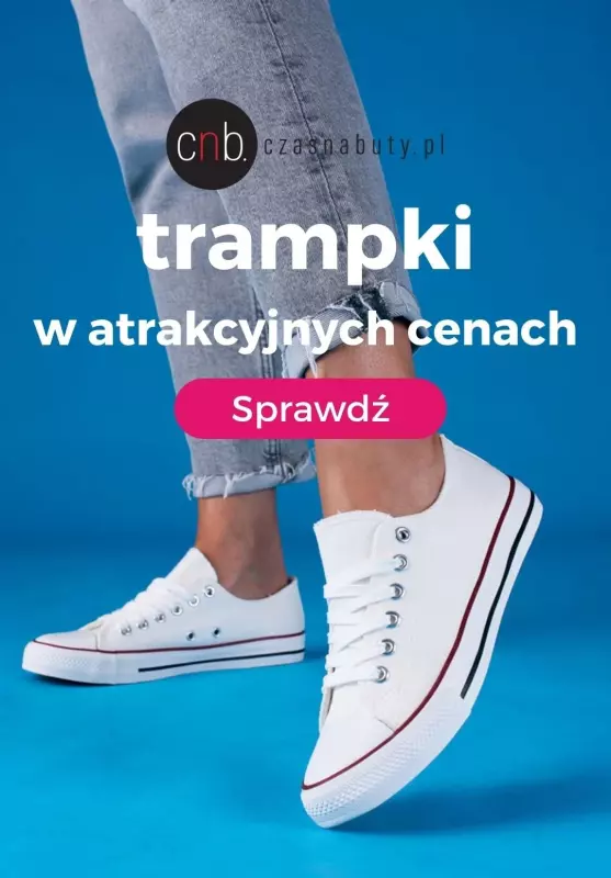 Czasnabuty.pl - gazetka promocyjna Trampki damskie od wtorku 02.05 