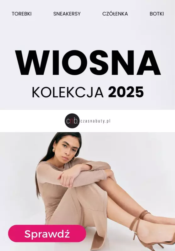 Czasnabuty.pl - gazetka promocyjna Buty na wiosnę od poniedziałku 17.02 