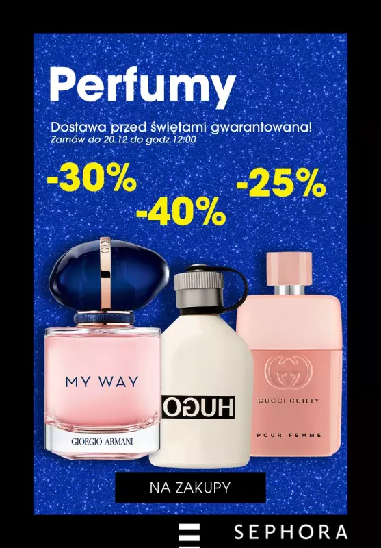 Sephora - gazetka promocyjna Perfumy na prezent do -40% od środy 14.12 do soboty 24.12