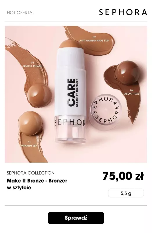Sephora - gazetka promocyjna -25% na makijaż przy min. 129 zł   - strona 3