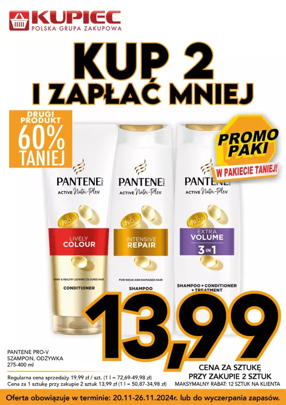 Kupiec - gazetka promocyjna Promopaki od środy 20.11 do wtorku 26.11 - strona 9