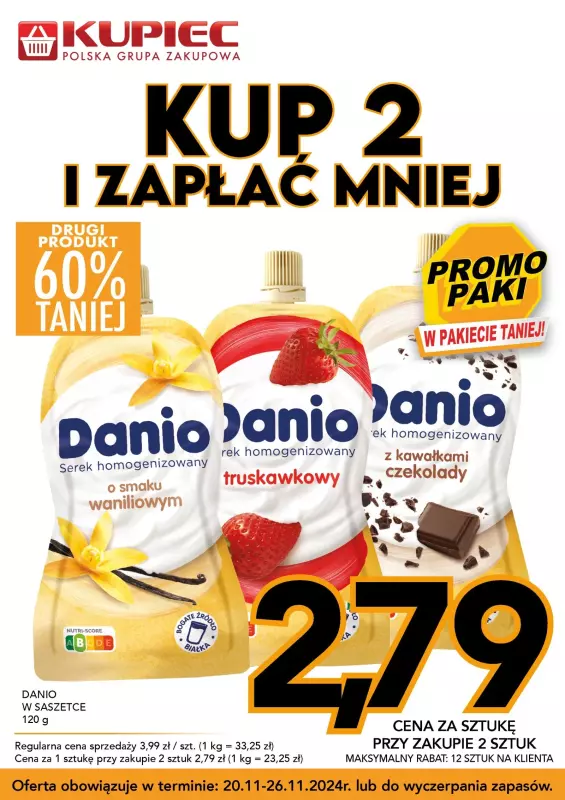 Kupiec - gazetka promocyjna Promopaki od środy 20.11 do wtorku 26.11 - strona 8