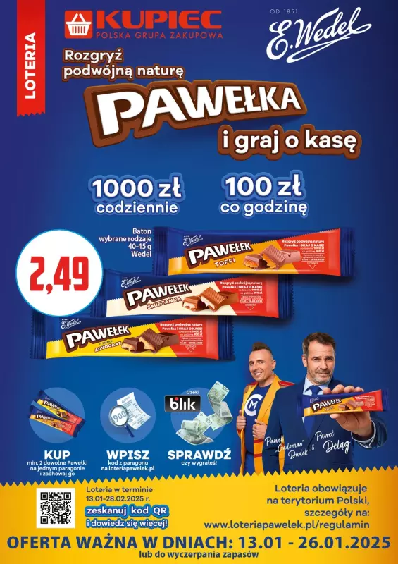 Kupiec - gazetka promocyjna Oferta plakatowa od poniedziałku 13.01 do niedzieli 26.01 - strona 3