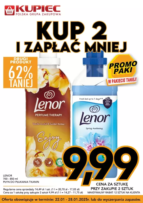 Kupiec - gazetka promocyjna Promopaki od środy 22.01 do wtorku 28.01 - strona 4