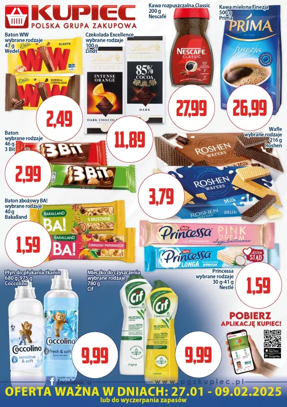 Kupiec - gazetka promocyjna Oferta plakatowa od poniedziałku 27.01 do niedzieli 09.02 - strona 4