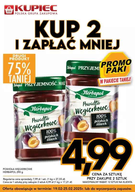 Kupiec - gazetka promocyjna Promopaki od środy 19.02 do wtorku 25.02 - strona 4