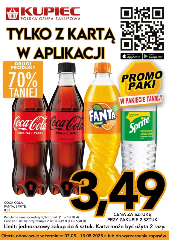 Kupiec - gazetka promocyjna Promopaki od środy 07.05 do wtorku 13.05 - strona 11