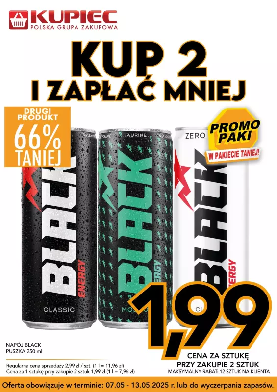 Kupiec - gazetka promocyjna Promopaki od środy 07.05 do wtorku 13.05 - strona 9